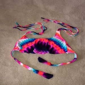 Tie-Dye Bikini Top